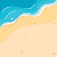 verão de praia ilustração fundo vetor