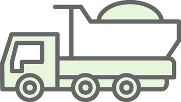 descarregador caminhão potra ícone Projeto vetor