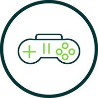 jogos desenvolvimento linha círculo ícone Projeto vetor