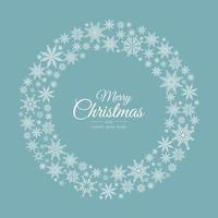 cartão abstrato de feliz Natal com floco de neve. venda de Natal, banner de férias da web. vetor