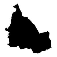 samburu município mapa, administrativo divisão do Quênia. ilustração. vetor