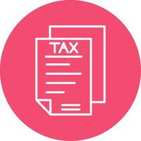 impostos multi cor círculo ícone vetor