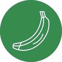banana multi cor círculo ícone vetor
