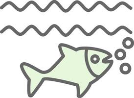 peixe potra ícone Projeto vetor
