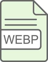 webp Arquivo formato potra ícone Projeto vetor