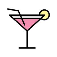 Vector Cocktail ícone