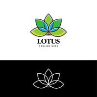 vetor de design de modelo de logotipo de lótus