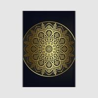 Fundo de mandala ornamental de luxo com padrão oriental islâmico árabe vetor