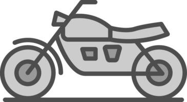motocicletas linha preenchidas escala de cinza ícone Projeto vetor