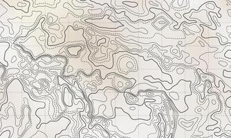 oceano inferior topográfico linha mapa cheio de curvas onda isolinhas ilustração. vetor