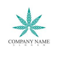 cannabis logotipo modelo símbolo Projeto vetor