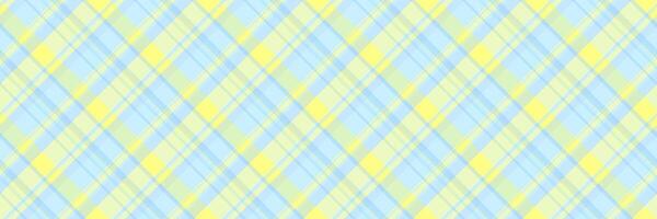 retângulo padronizar Verifica desatado, contemporâneo textura têxtil tartan. formal xadrez tecido fundo dentro luz e amarelo cores. vetor