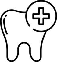 dental clínica esboço ilustração vetor