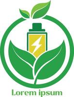 renovável energia Recursos logotipo meio Ambiente amigáveis energia Recursos logotipo eco amigáveis luz logotipo vetor