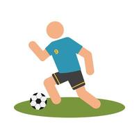 futebol ícones com árbitros objetos, meta, troféu, bola, botas. futebol Apoio, suporte equipe e ventilador elementos ilustração. vetor