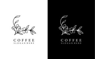 café logotipo modelo ilustração Projeto vetor