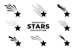 coleção do tiroteio estrelas trilha ícone elemento Projeto vetor