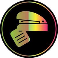 agrafador glifo vencimento cor ícone Projeto vetor