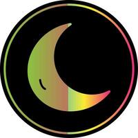 lua glifo vencimento cor ícone Projeto vetor