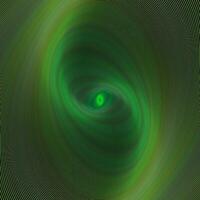 Sombrio verde espiral fractal Projeto fundo vetor