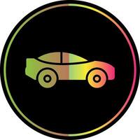 carro glifo vencimento cor ícone Projeto vetor