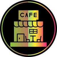 cafeteria glifo vencimento cor ícone Projeto vetor
