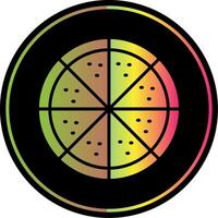 pizza glifo vencimento cor ícone Projeto vetor