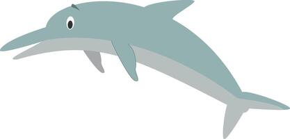 fofa desenho animado golfinho ilustração vetor
