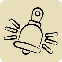 ícone anel para Serviços. relacionado para hotel serviço símbolo. mão desenhado estilo. simples Projeto ilustração vetor