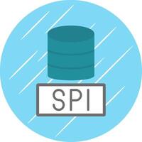 sql bases de dados plano círculo ícone Projeto vetor