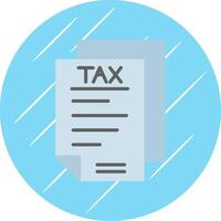 impostos plano círculo ícone Projeto vetor