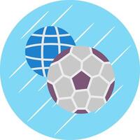 futebol jogos plano círculo ícone Projeto vetor
