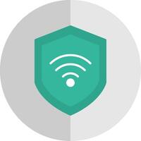 Wi-fi segurança plano escala ícone Projeto vetor