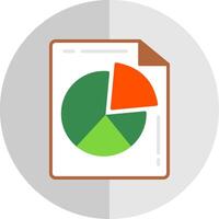 torta gráfico plano escala ícone Projeto vetor