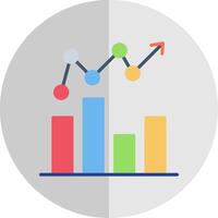 Barra gráfico plano escala ícone Projeto vetor