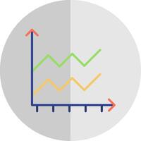 área gráfico plano escala ícone Projeto vetor