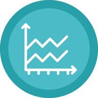 área gráfico glifo vencimento círculo ícone Projeto vetor