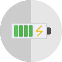 bateria plano escala ícone Projeto vetor