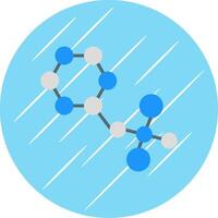 moléculas plano círculo ícone Projeto vetor