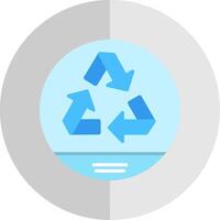 reciclar plano escala ícone Projeto vetor
