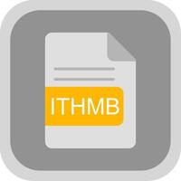 ithmb Arquivo formato plano volta canto ícone Projeto vetor