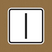 em sinal de símbolo de poder, ilustração vetorial, isole na etiqueta de fundo branco. eps10 vetor