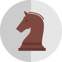 xadrez plano escala ícone Projeto vetor
