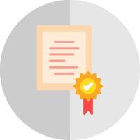 certificado plano escala ícone Projeto vetor