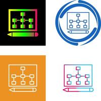 desenhar hierarquia ícone Projeto vetor