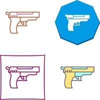 design de ícone de arma vetor