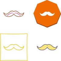 design de ícone de bigode vetor