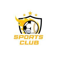 Esportes clube logotipo vetor