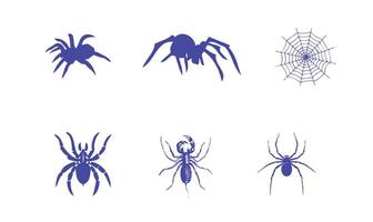 aranea aranhas s ícone conjunto vetor