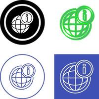 design de ícone do mundo vetor